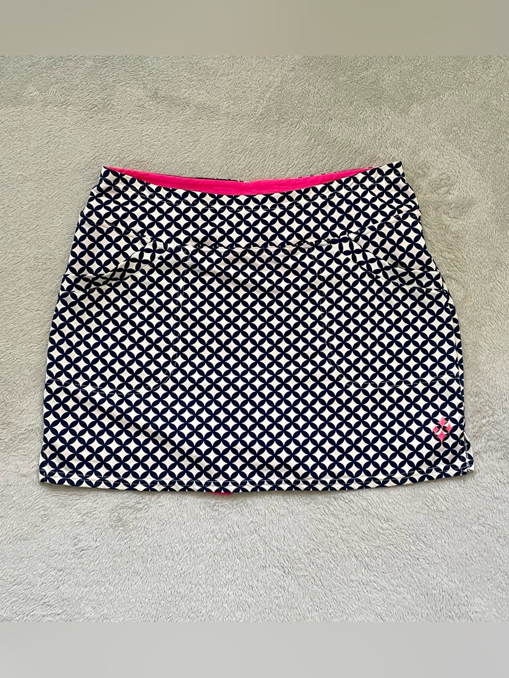 Jofit- Golf Skort Navy Blue and White- Women’s Small